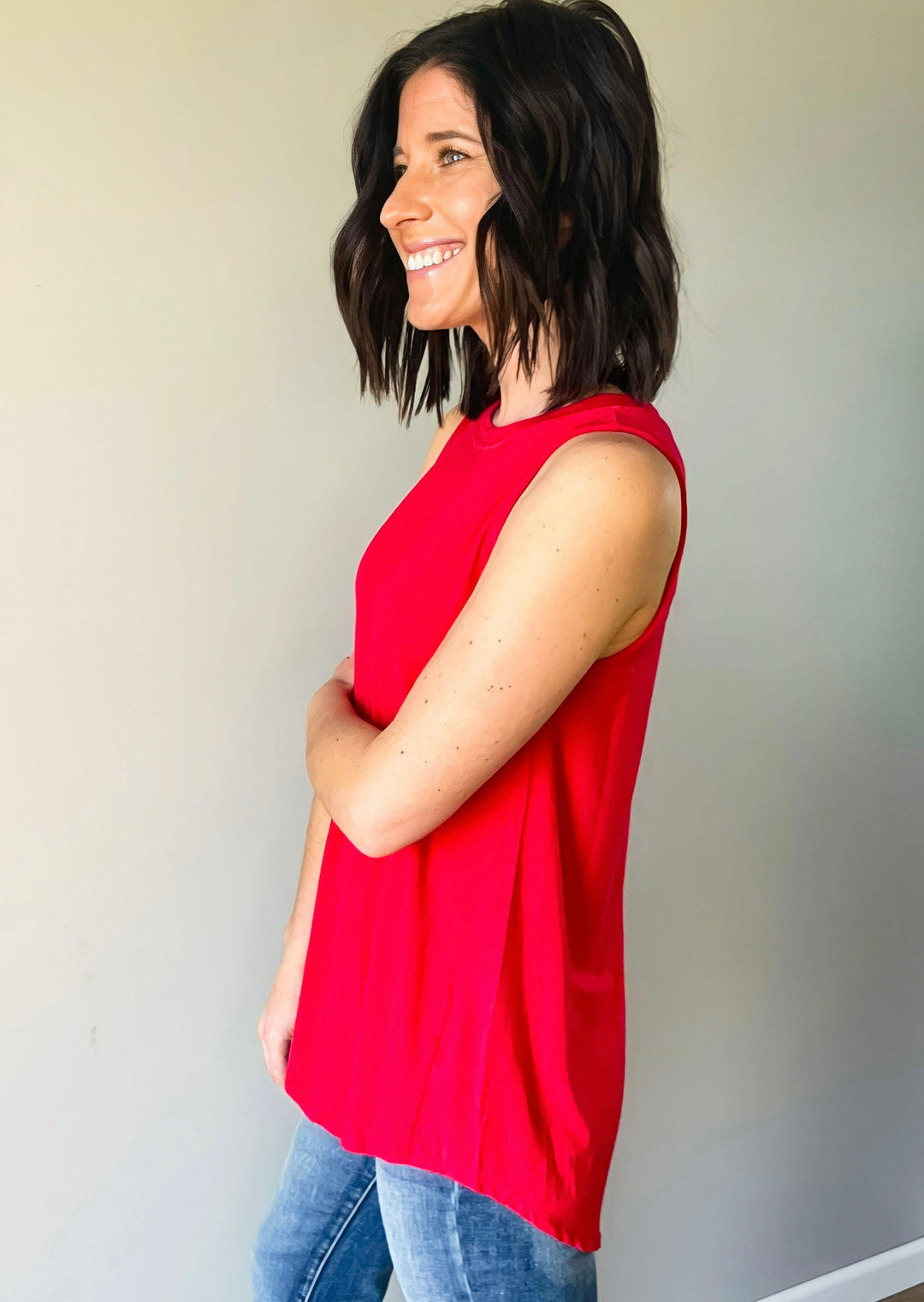 Everyday Ruby Luxe Round Neck Tank