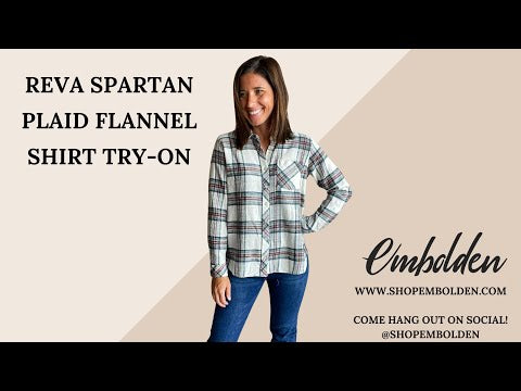 Reva Spartan Plaid Flannel Shirt