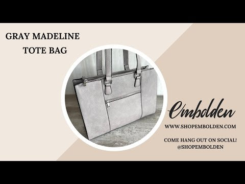 Gray Madeline Tote