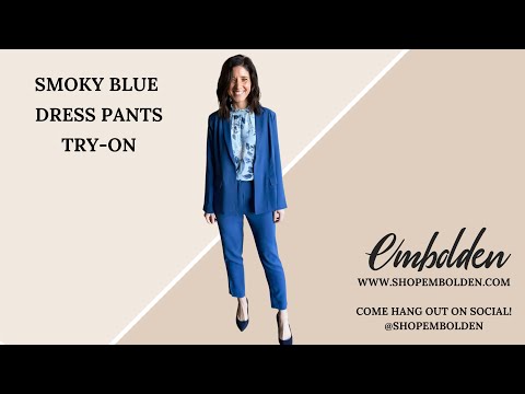 Smoky Blue Dress Pants – Embolden
