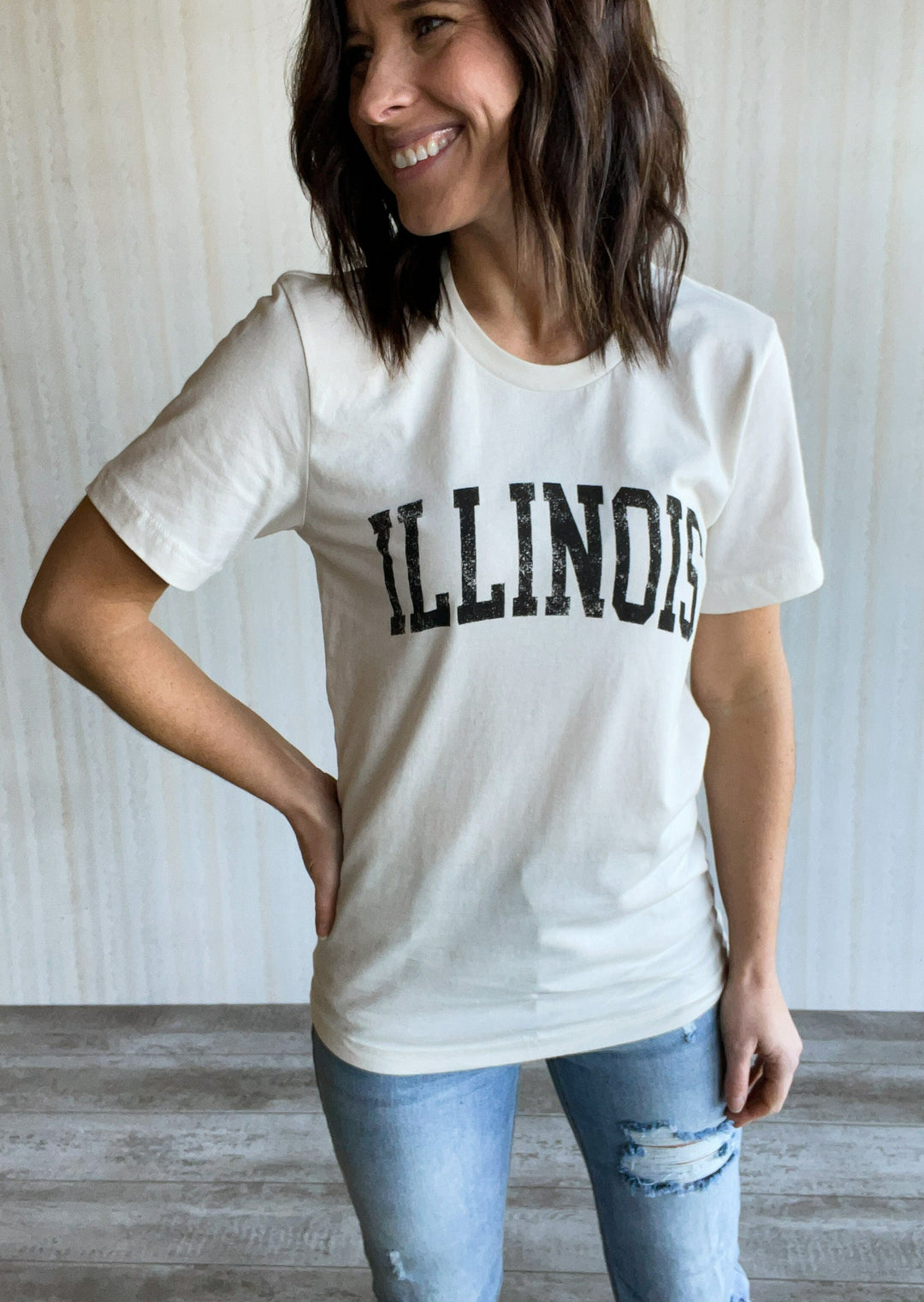 Women's Illinois White T-shirt