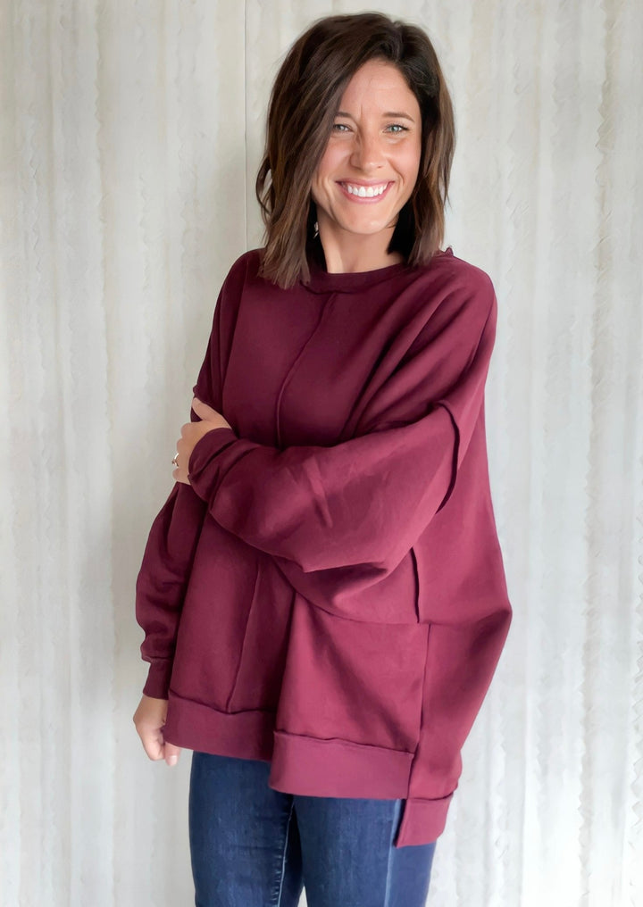 Exposed Seam Sweatshirt 2.0