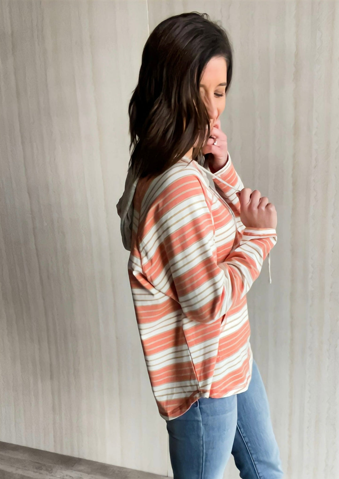 Striped Hoodie 