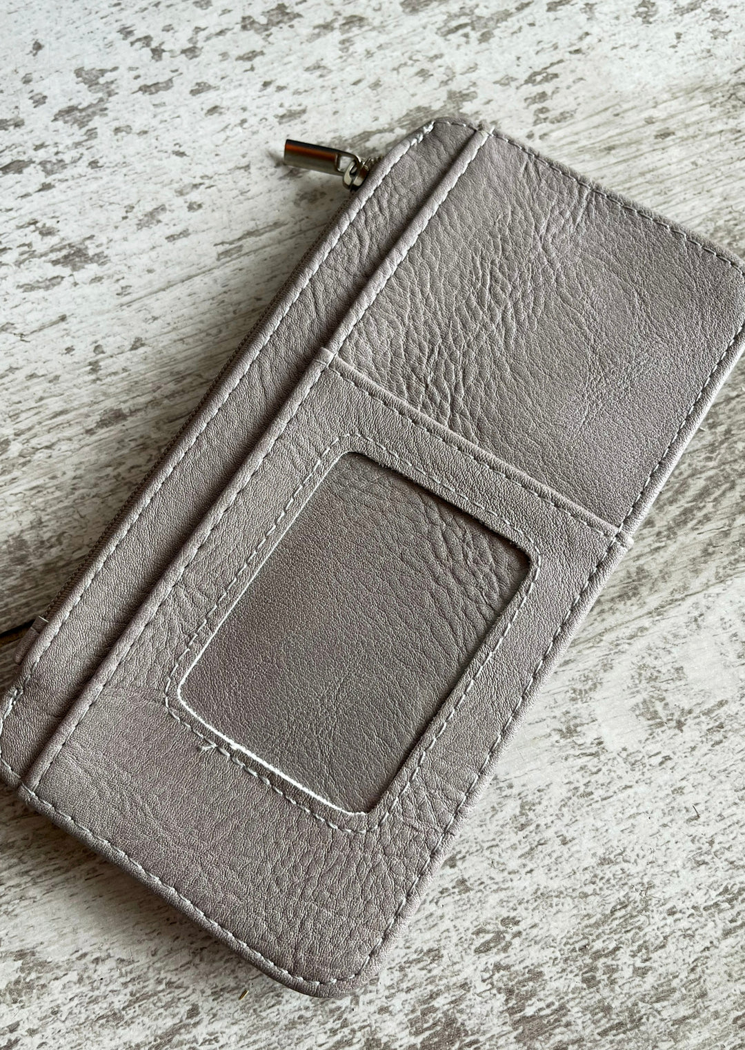 Gray Credit Card Sleeve Holder for women