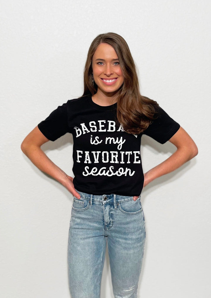 Baseball Is My Favorite Season Tee