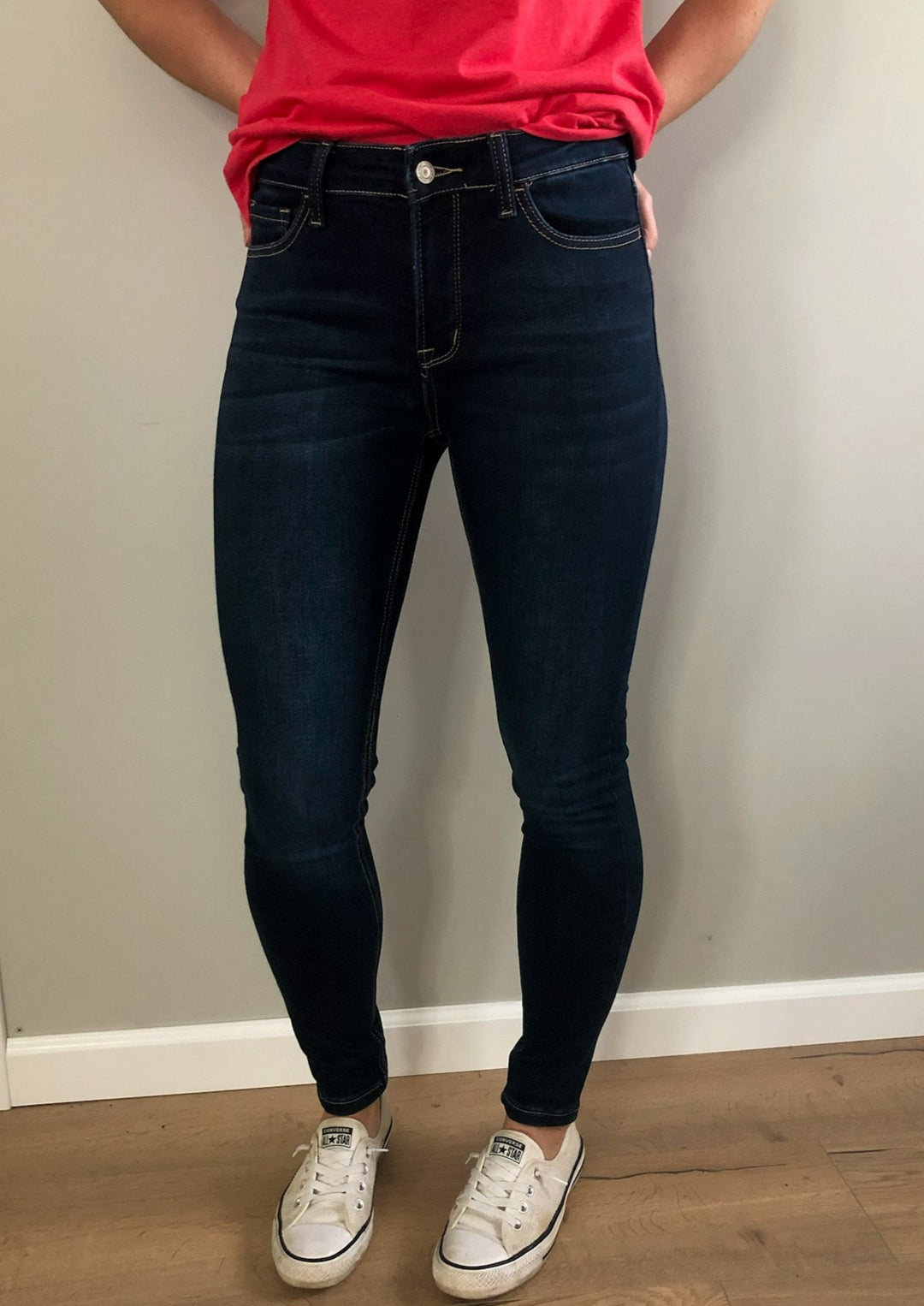 Amber Mid-Rise Ankle Skinny Jeans